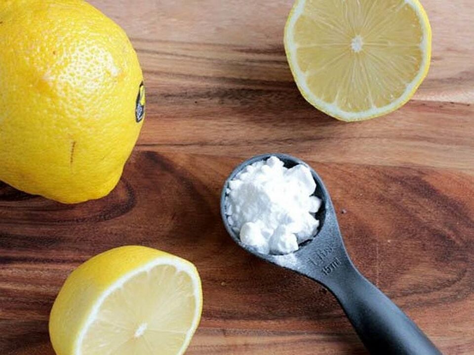 limun i soda za gljivice na noktima nogu